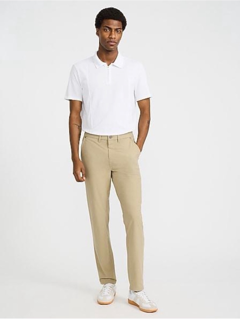Express Photographer Men’s Slim Fit Stretch Dress Pants Khaki 32x32